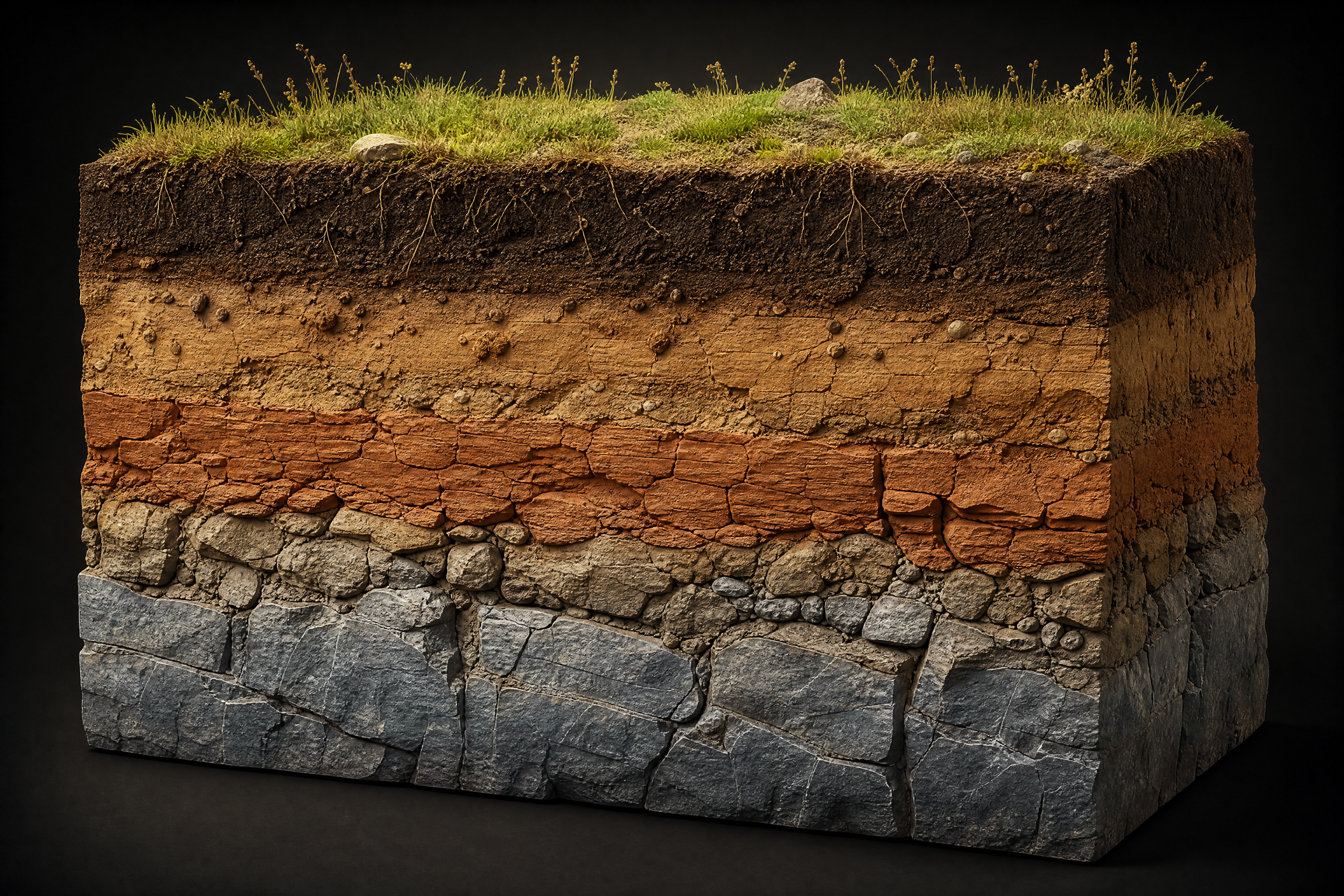 Geological cross-section example output