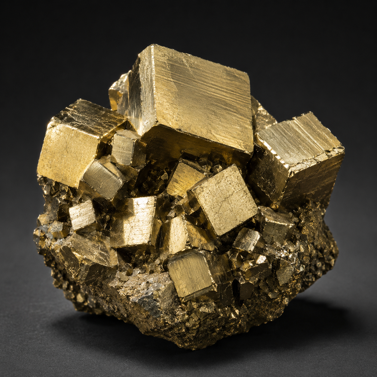 Pyrite — metamorphic specimen